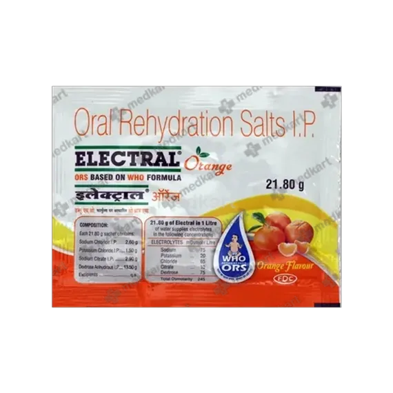 electral orange powder 21.8 gm